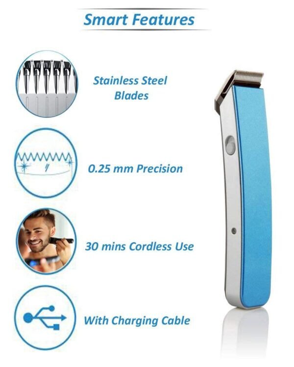 rechargeable cordless hair and beard trimmer